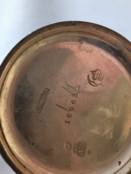 Srebny galoone zegarek