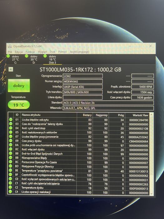 SEAGATE Laptop SSHD 1TB Sata III 2,5''