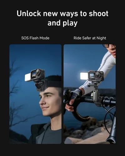 TELESIN Vlogging Light Mini LED Action Camera