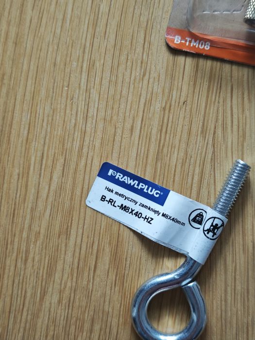 Kotwy do betonu cegły kotwy wbijane haki zamknięte Koelner Rawlplug hak metryczny