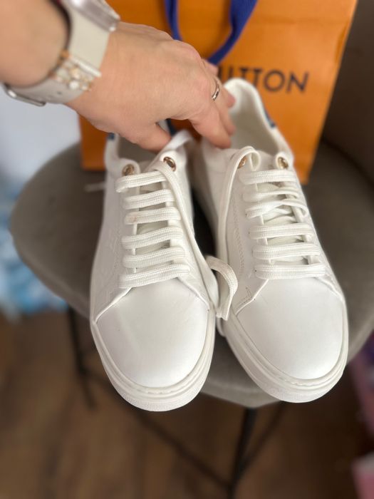 Buty sneakersy Louis Vuitton mokasyny damskie