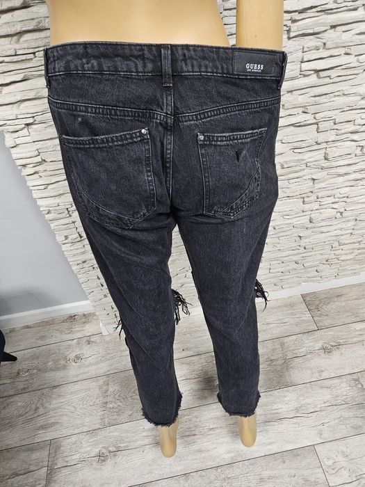 Spodnie podarte Guess W28 dziury HIT kamienie mega