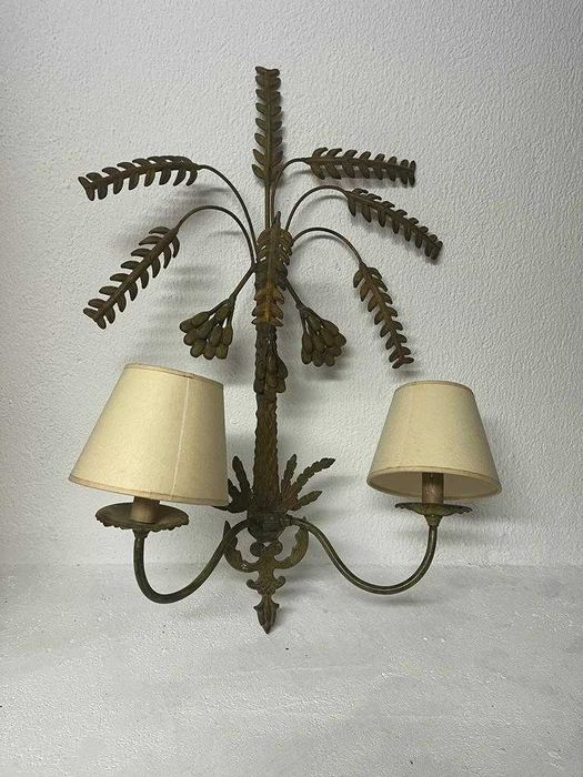 Candeeiro Aplique Ferro Forjado