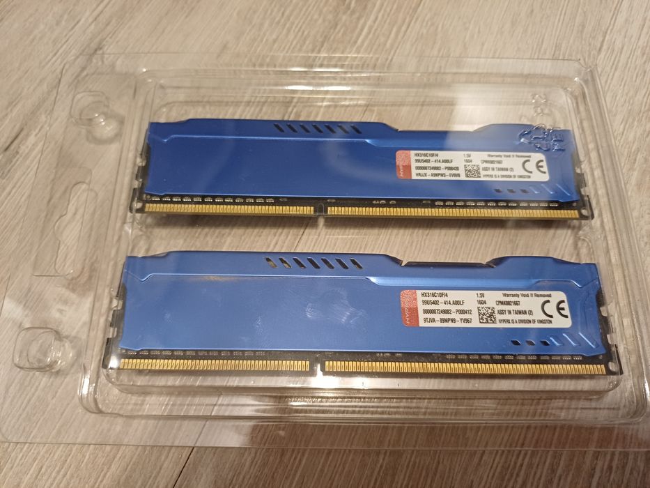 Pamięć RAM HyperX Fury Blue DDR3 8gb (2x4gb) 1600mhz CL10