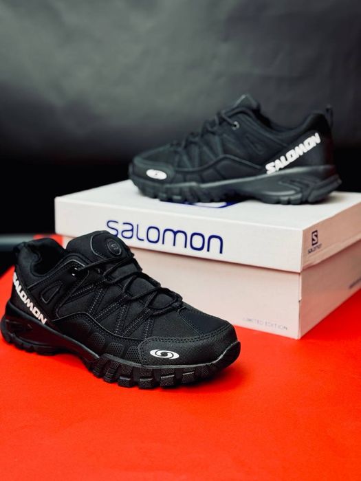 Salomon waterproof/ мужские кросовки на весну саломон/соломон кожаные