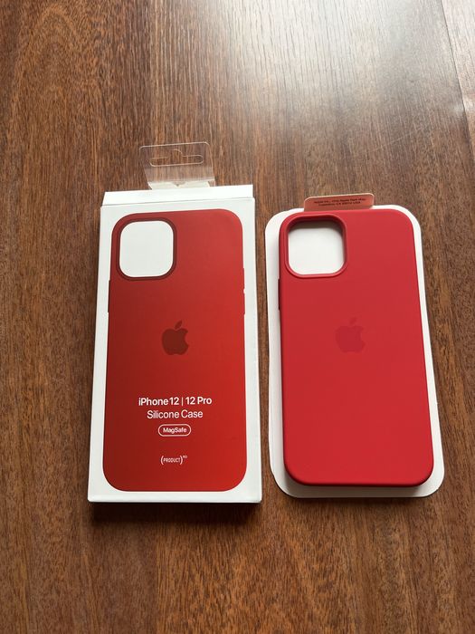 Etui iPhone 12 / 12 Pro Silicone Case MagSafe - Czerwone