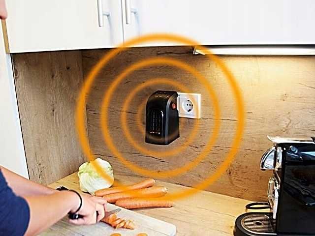 Grzejnik elektryczny MINI Farelka domowa mocna 400 W