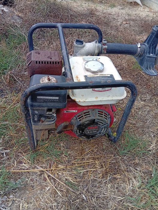 Bomba de rega a gasolina