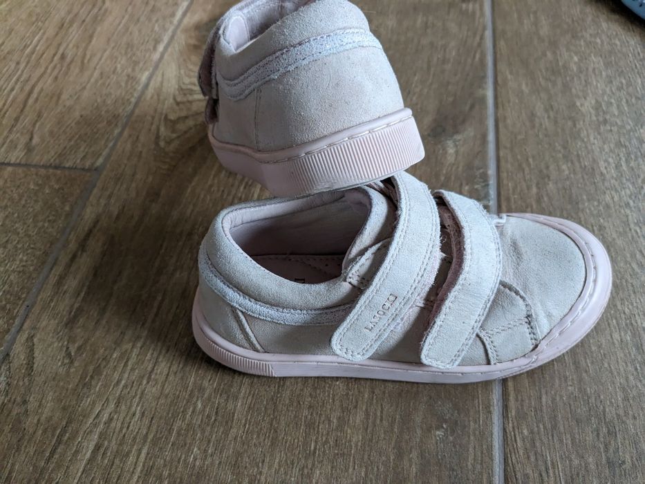Sneakersy buty jesienne wiosenne skórzane Lasocki 27 pudrowy róż
