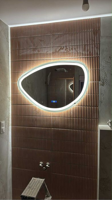 Lustro LED + Antypara + Bluetooth Rea 90x70