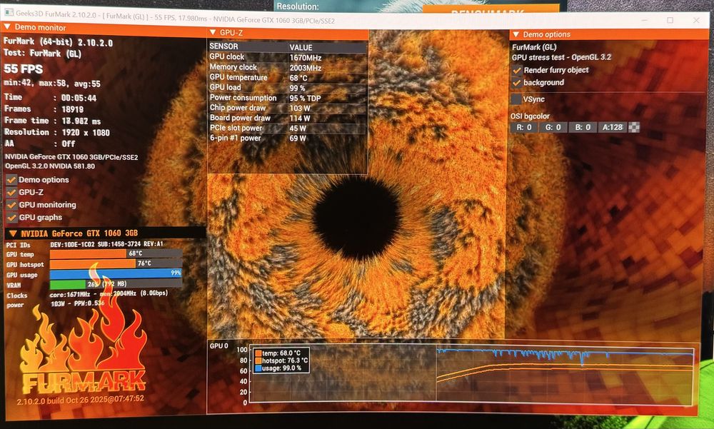 Видеокарта Gigabyte GTX 1060 3gb Windforce