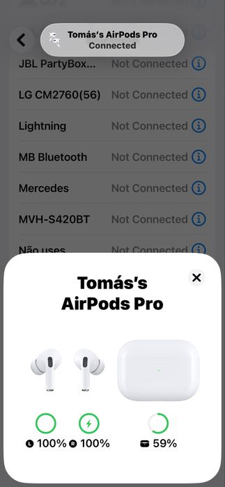 Airpods 1.º geração