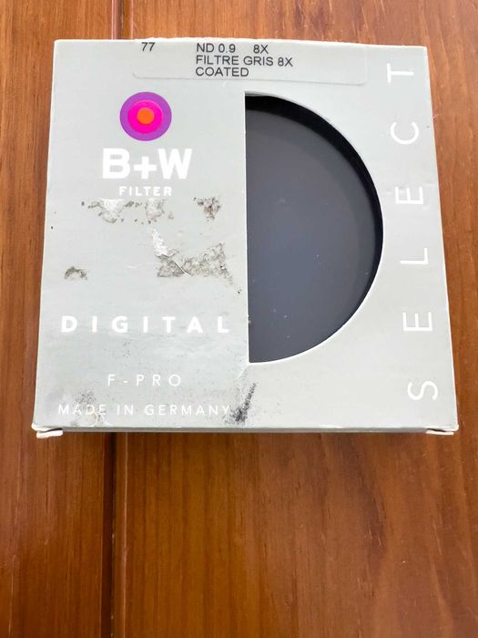 B+W ND 0.9 filter 77mm filtre gris 8x coated
