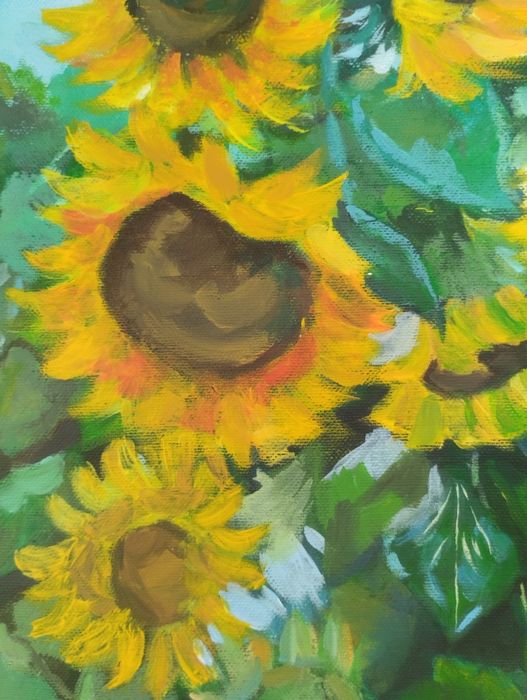 Картина «Семеро соняхів» оригінал