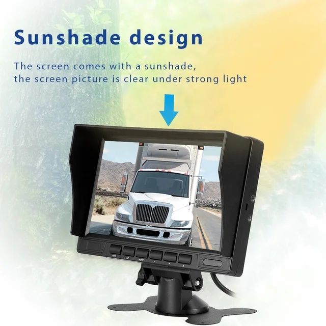 Kit Câmara de estacionamento e monitor 7 polegadas cabo 15 metros NOVO