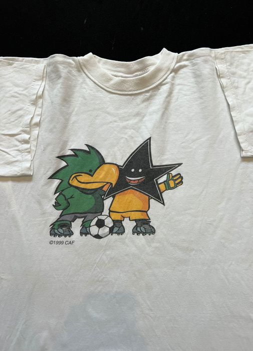 Tshirt Africa Cup Of Nations 1999 Football Vintage Maskotki