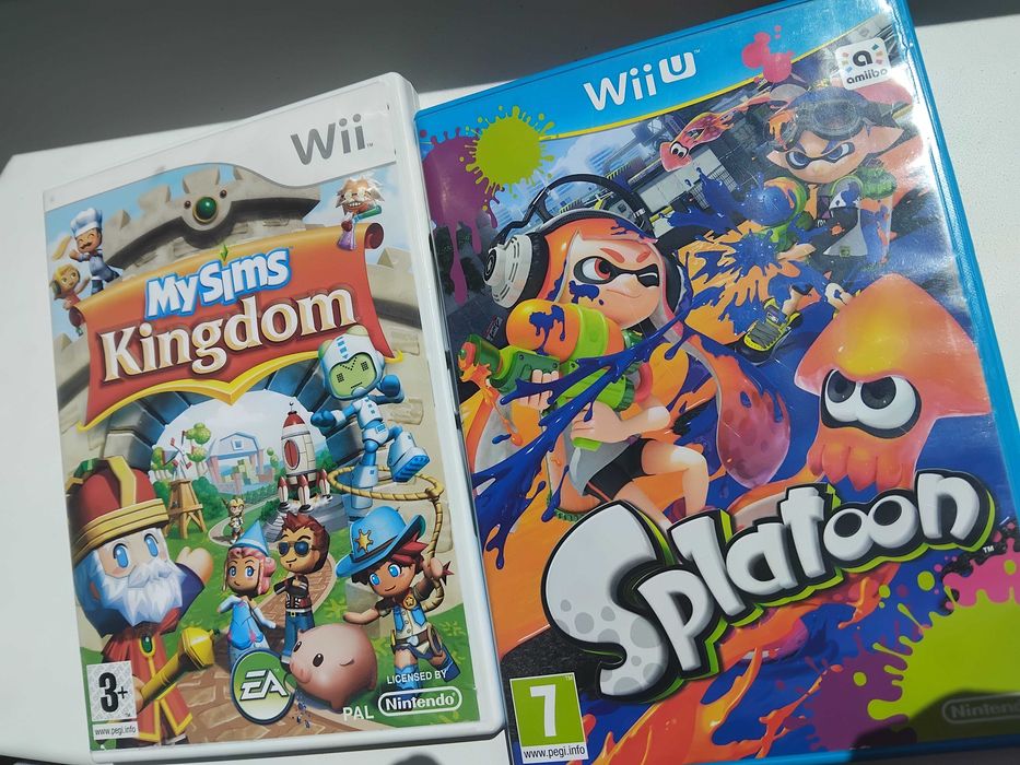 WiiU - Splatoon, Wii - MySims Kingdom
