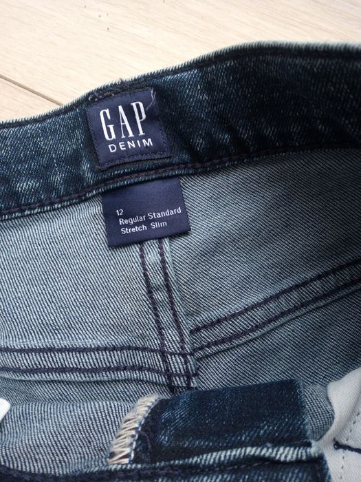 Jeansy gap stretch slim 12