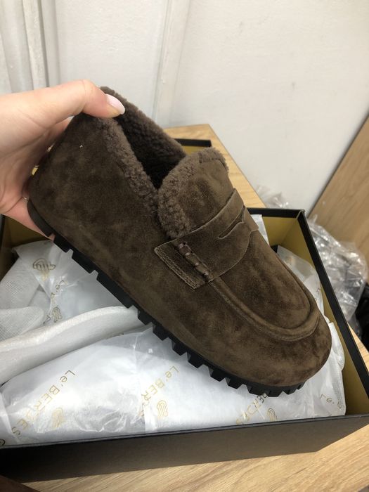 Лофери замшеві коричневі