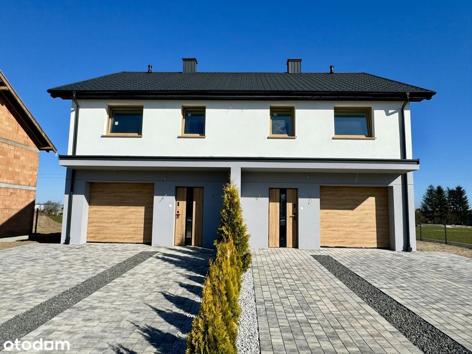 Komfortowy bliźniak, przemyślana przestrzeń, garaż, duży ogród