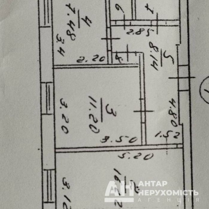 Продається 3-к квартира в Кропивницькому, р-н Центр (ЦНАП /«ROSHEN”)