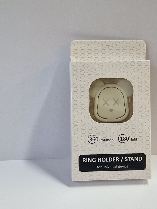 Uchwyt Ring BEAR - Biały