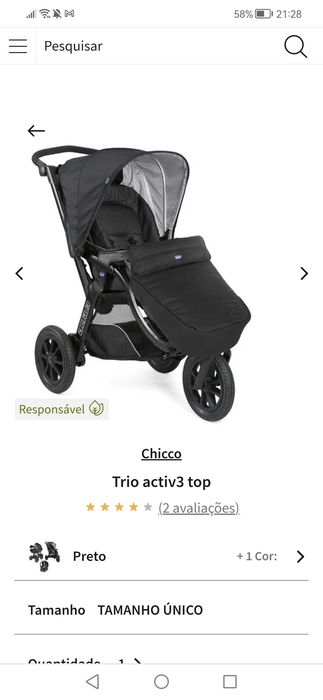Carrinho trio chicco
