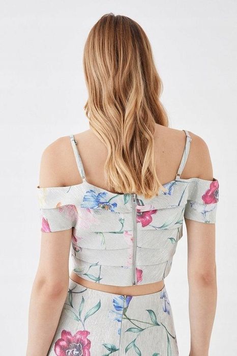 Coast 36 S Stylowy Top W Kwiaty H17347