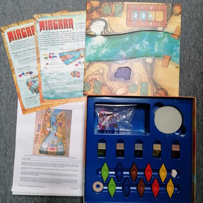 Niagara - jogo de tabuleiro vencedor do prémio Spiel des Jahres