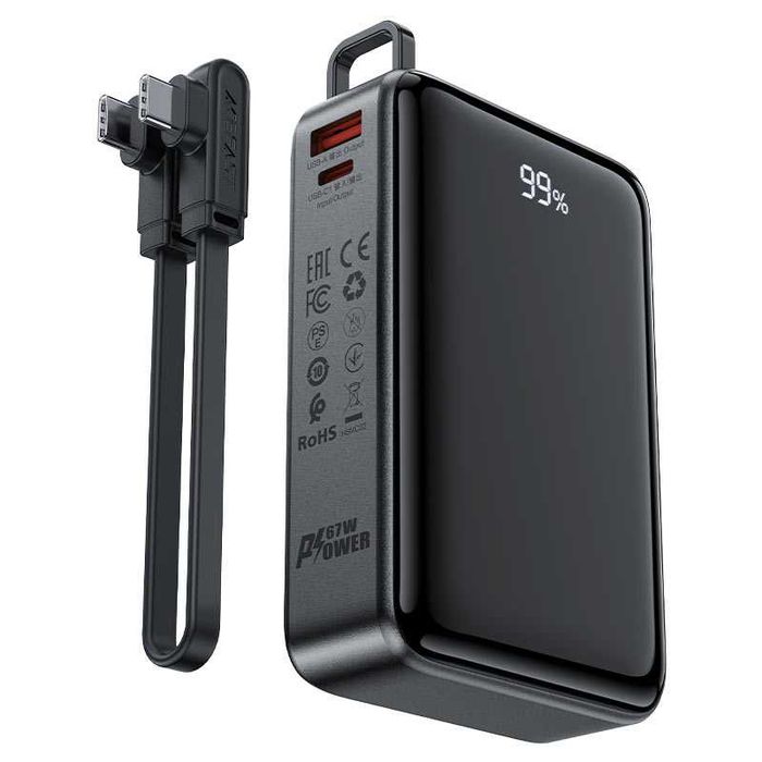 Павербанк ACEFAST M4 20000 mAh 67W для ноутбука та смартфона