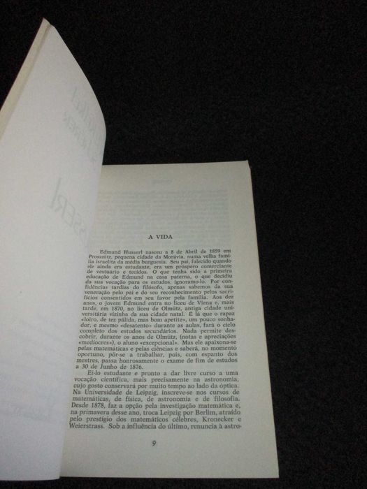 Livro Husserl Biblioteca Básica de Filosofia