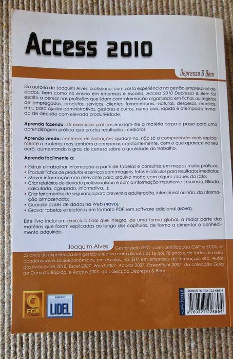 Livros Word Access Project Visual Basic