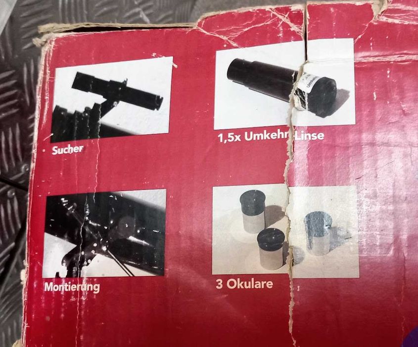 Telescópio Refletor Bresser Optik - Como Novo / Sem Uso Na Caixa
