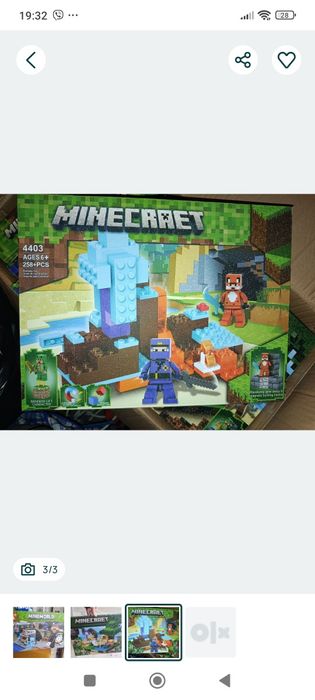 Конструктор лего майнкрафт, lego Minecraft  4403