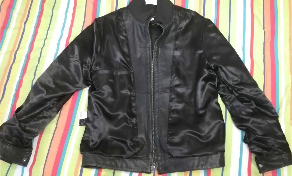 Onfire куртка XL шкіряна куртка кожаная спорт слімфіт демісезон