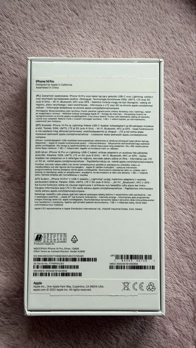 Iphone 14 Pro, 125 GB Silver