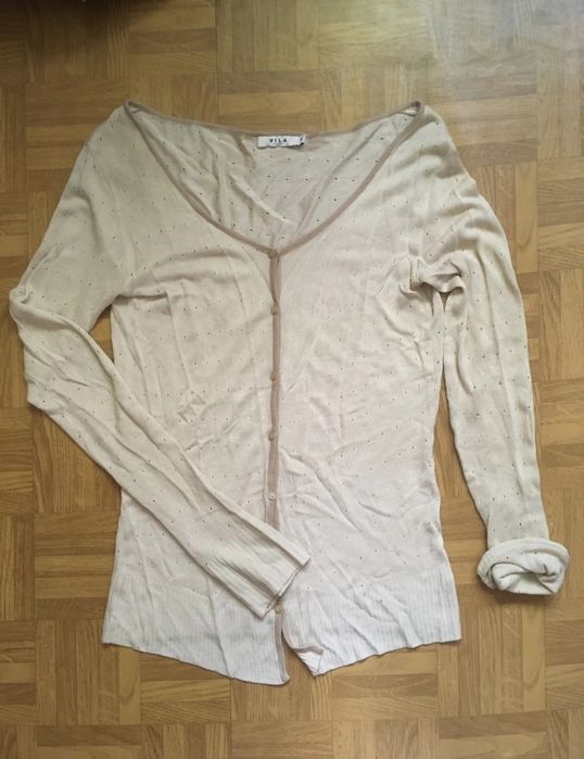 VILA sweter sweterek rozpinany na guziki kardigan blezer Basic WeWzór