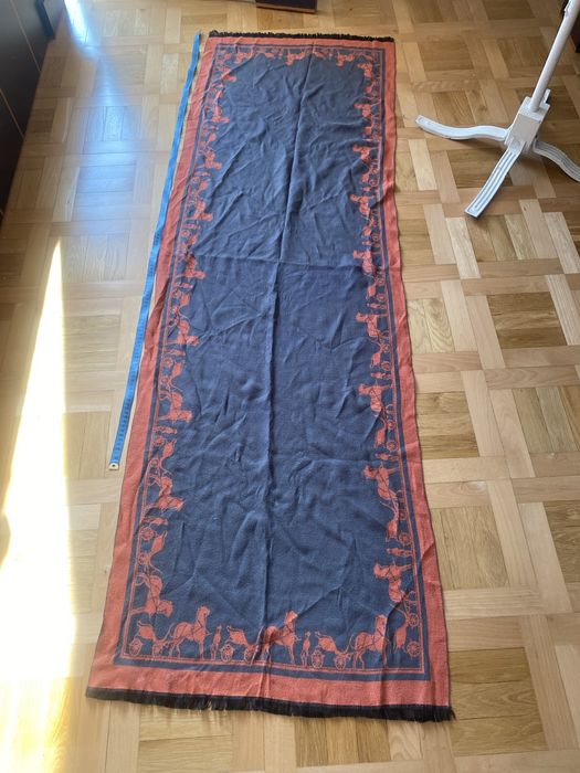 Szalik Hermès dwustronny