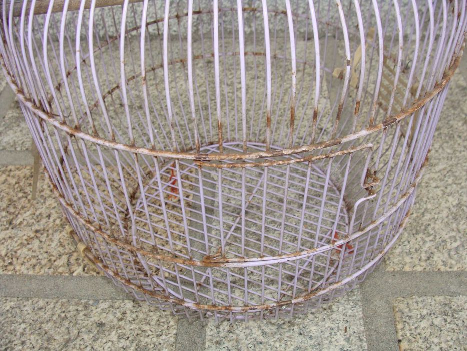 Gaiola Redonda Lilás para Restauro