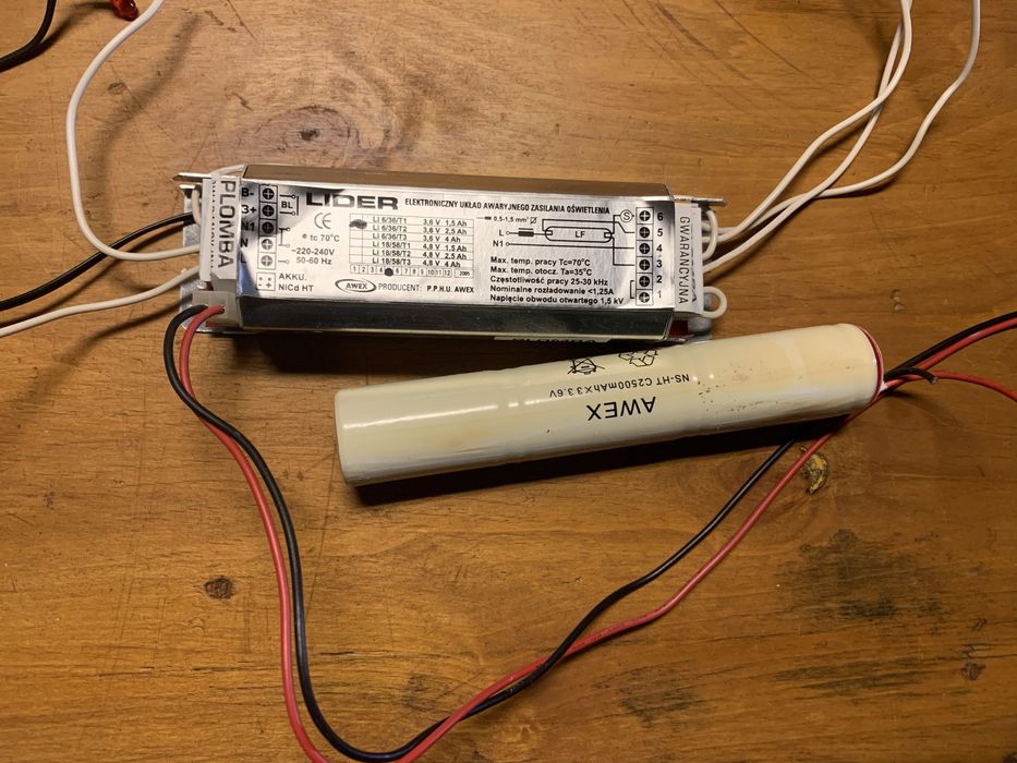 Moduł Zasilania Awaryjnego Moduł oświetlenia Awaryjne oswietlenie