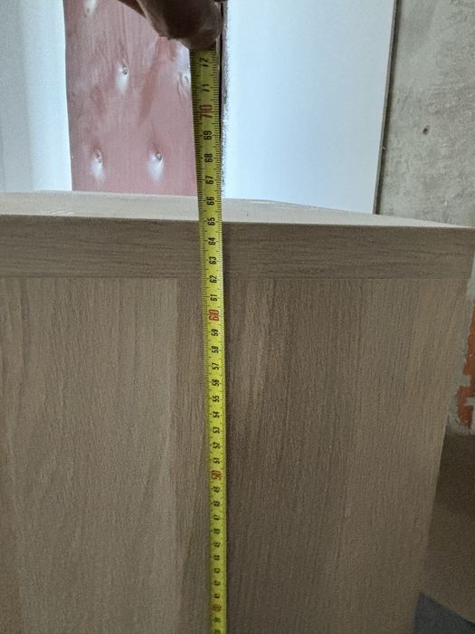 IKEA besta, komoda szuflady okleina dębowa ryflowana