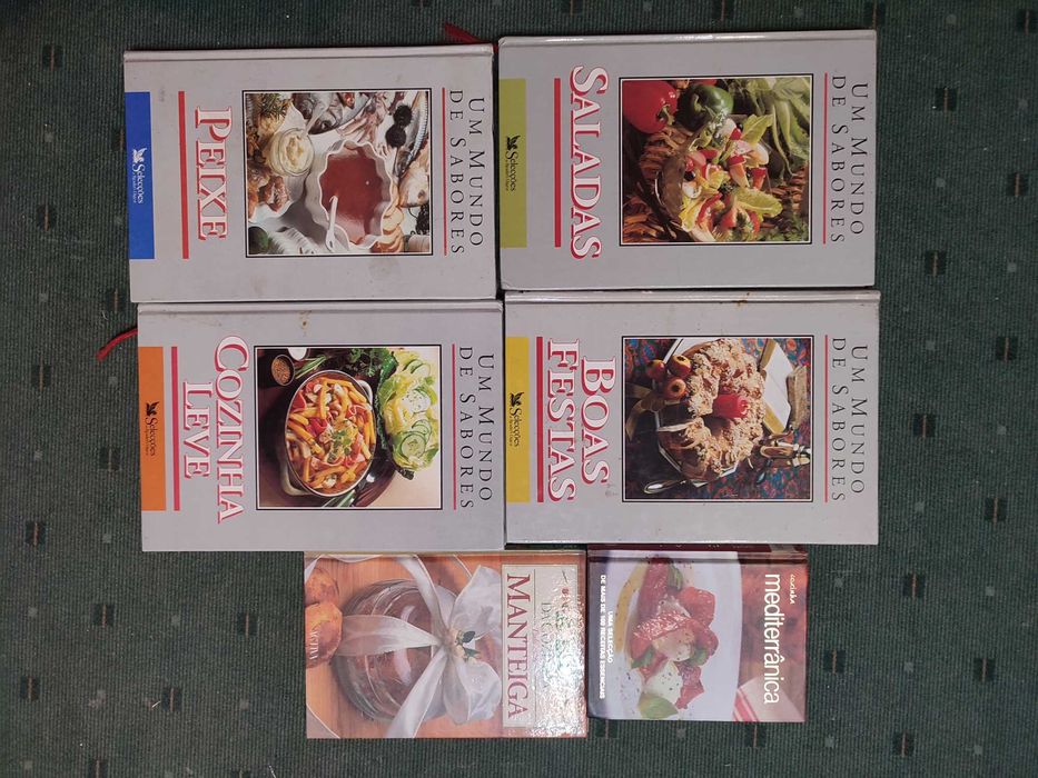 Lote 17 livros de Culinária- capa dura