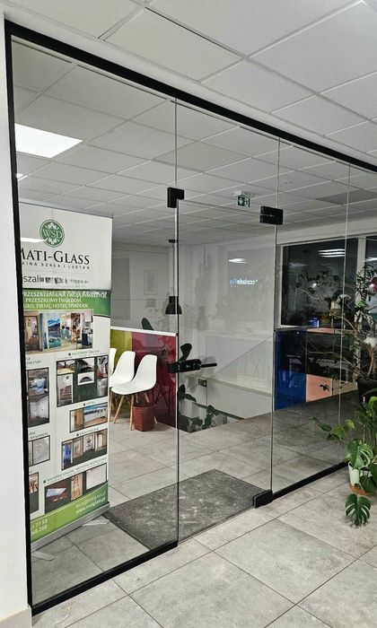 Drzwi szklane, ściany szklane