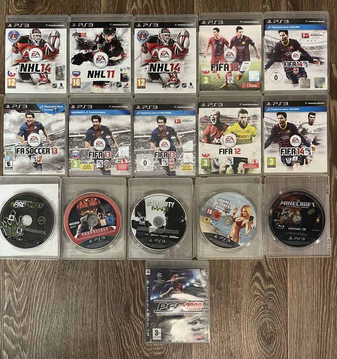Диски Sony playstation 3 ps3 лицензия, игры.