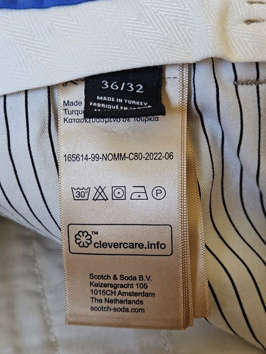 Scotch & Soda Stuart chinola super jakość nowe 36/32