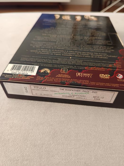 DVD coleção o padrinho