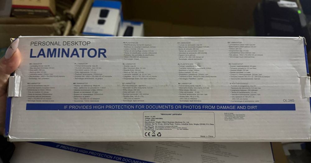 Personal Desktop Laminator