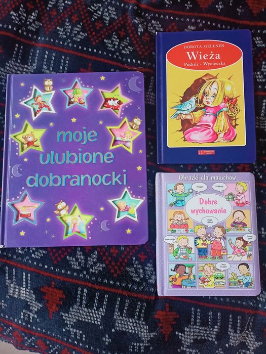Trzy książki dla dzieci