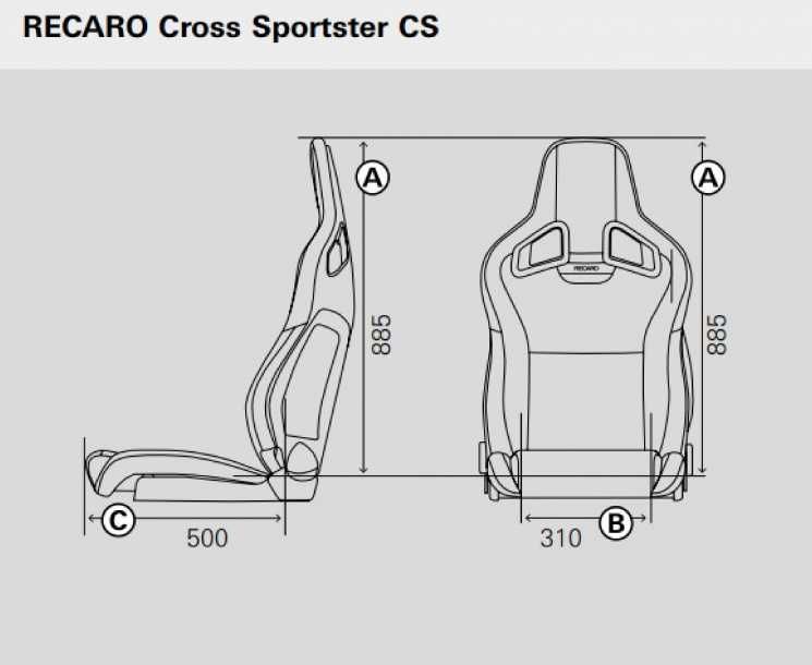 Baquet Reclinável RECARO CS Originais NOVOS BMW MINI MEGANE RS