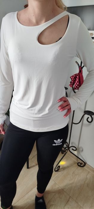 Bluzka z rozcięciem megi l xl